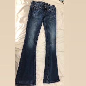 Miss me jeans, boot cut, size 25